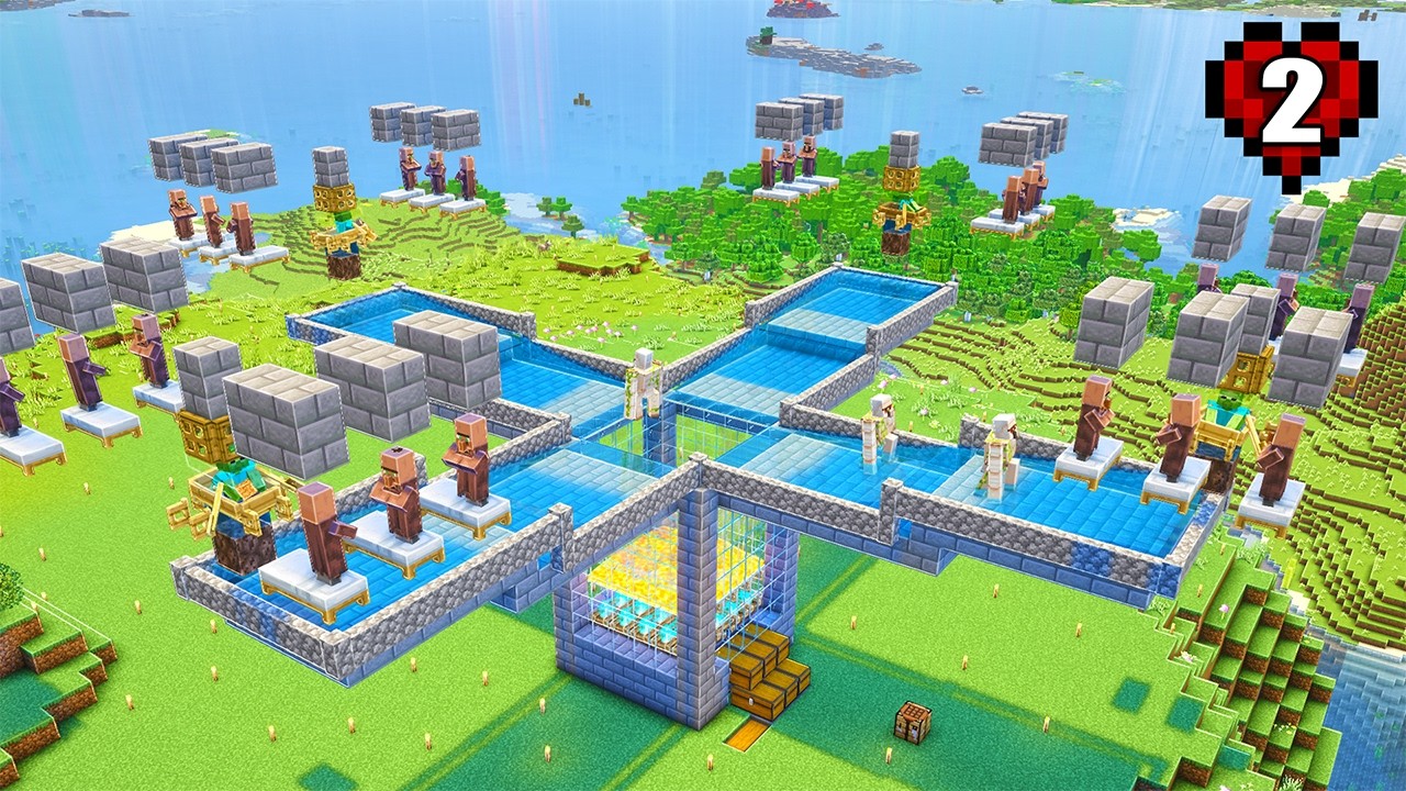 Transforming my Starter Island in My Forever World in Minecraft Hardcore (200 Days)