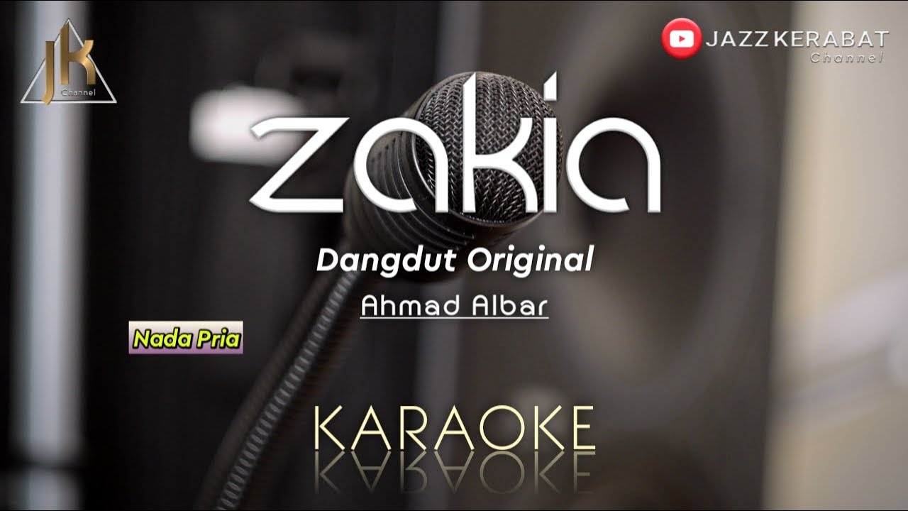 KARAOKE ZAKIA AHMAD ALBAR | GOBBLESS | NADA PRIA | COVER KORGPA50 | NADA Em