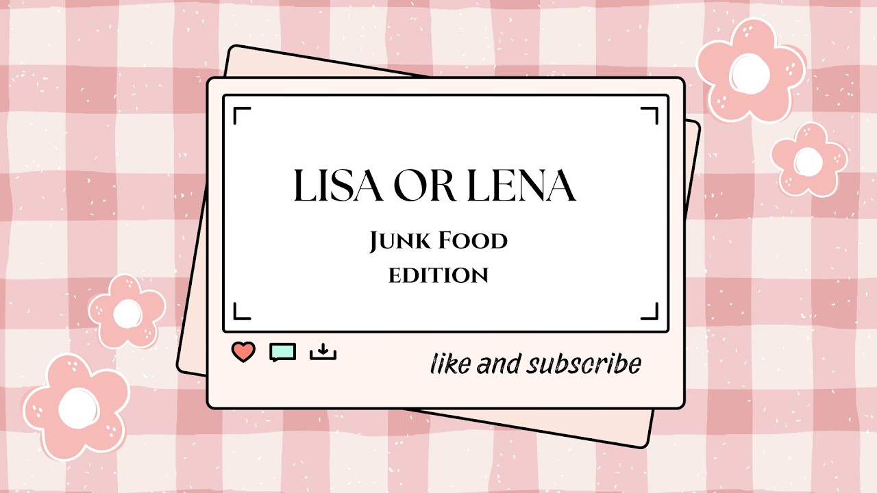 LISA OR LENA 🧁🍔
#junkfood #yummy #likeand subscribe for more