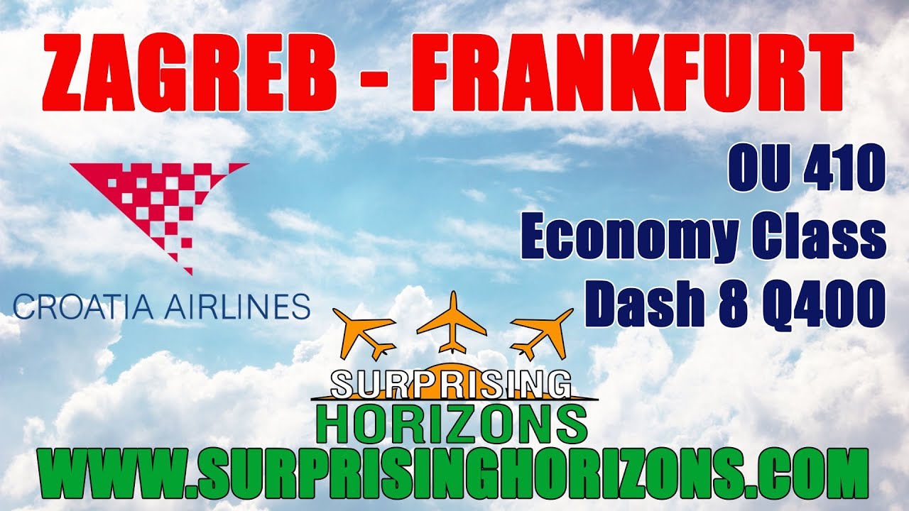 Zagreb - Frankfurt | Croatia Airlines Dash 8 Q400 | Economy | Trip Report