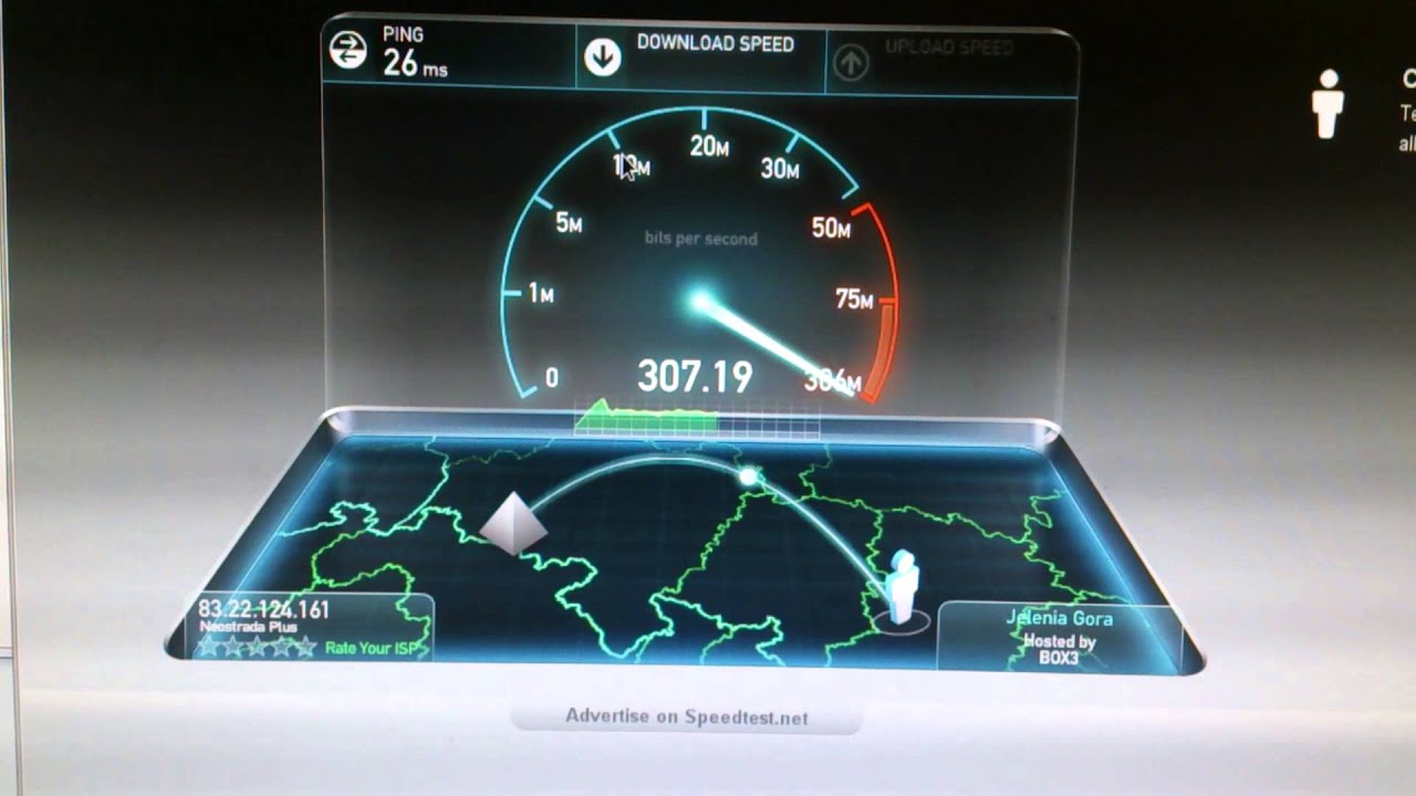 Moje nowe łącze 300mbit orange