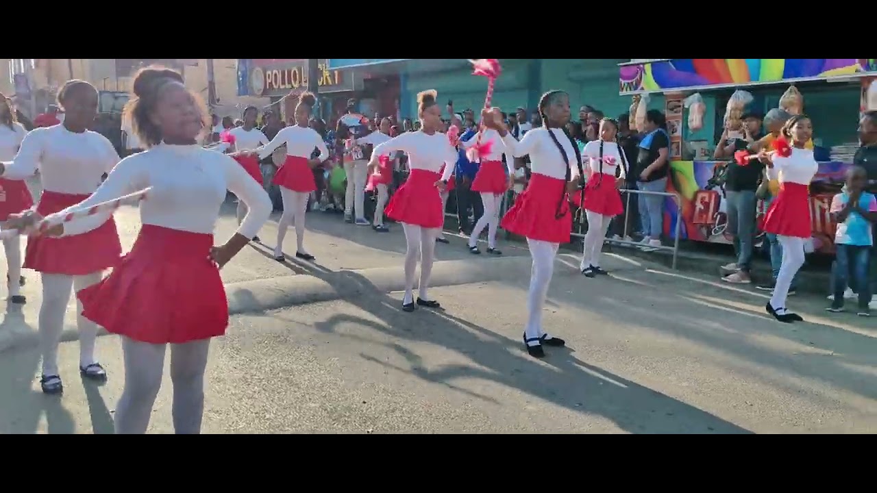 calentamiento Carnaval San Antonio de Guerra 2024 Batón Ballet Las Brillantes