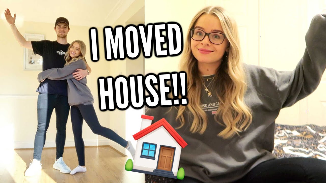 I MOVED HOUSE!! Packing up + first day in the new house
