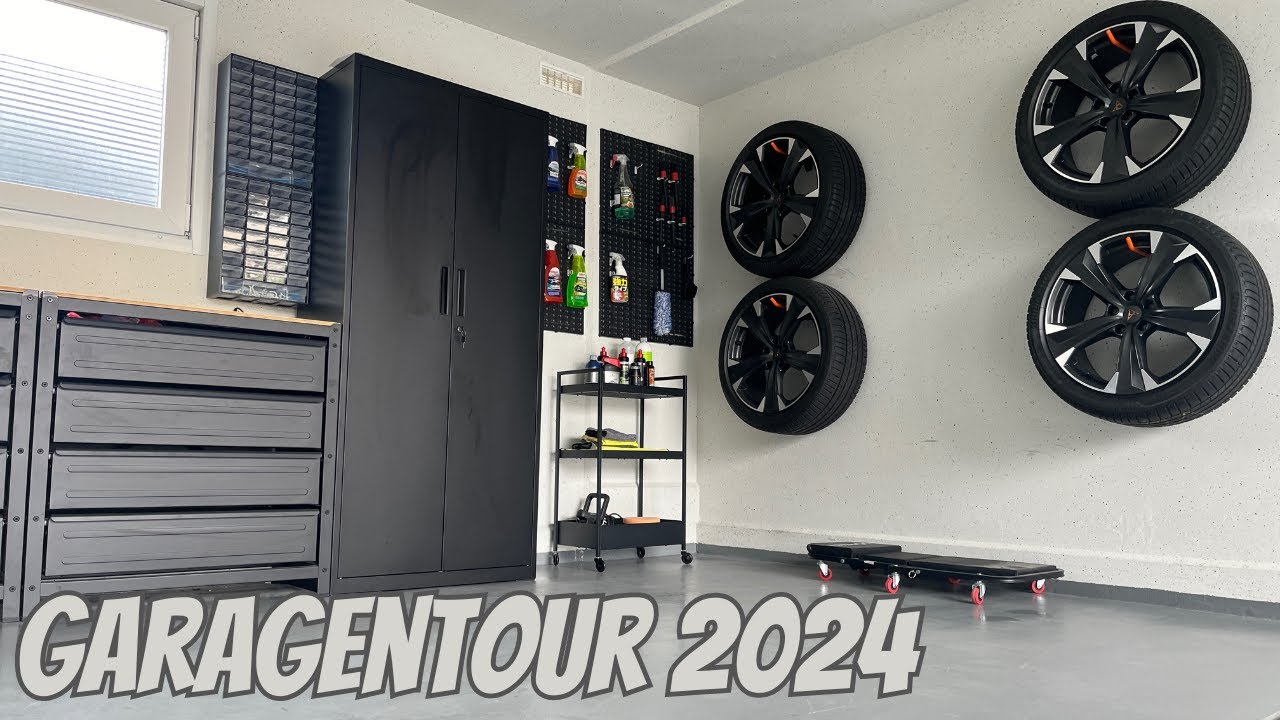 Garagentour 2024 I unsere Reekers Beton Fertiggarage ist endlich fertig I Epoxidharz