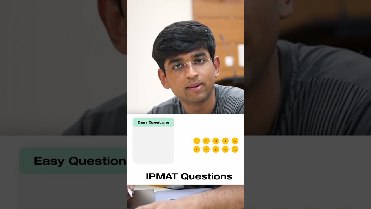 Strategy for IPMAT Indore: 40 marks in 10 minutes (Quants)