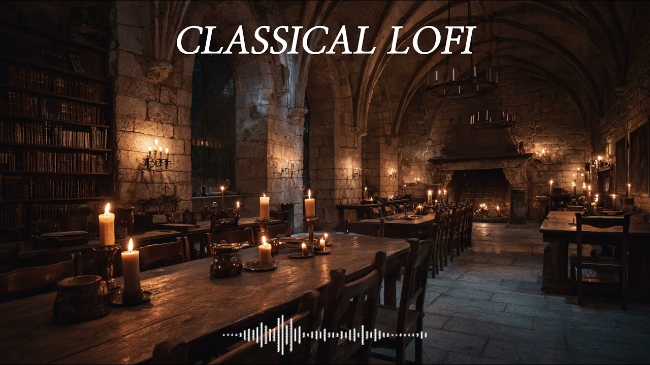 오래된 유럽 도서관에서 듣는 Classical Lofi | Lofi Inside an Old European Library for Reading & Studying