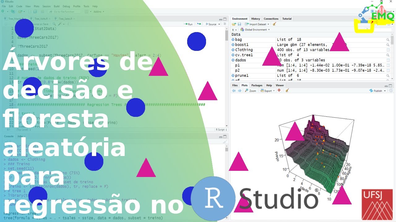 Regressão via árvore de decisão e floresta aleatória na linguagem R