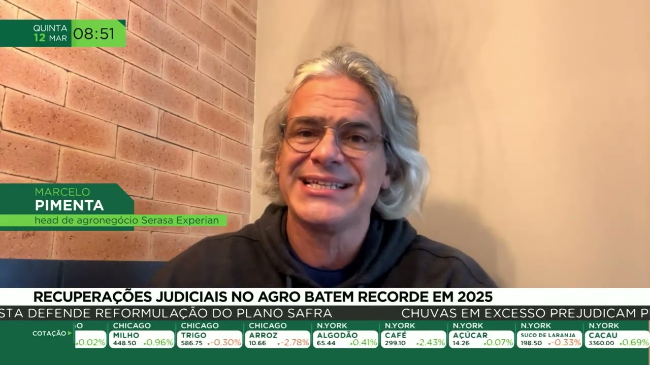 Recuperações judiciais no agro batem recorde em 2025