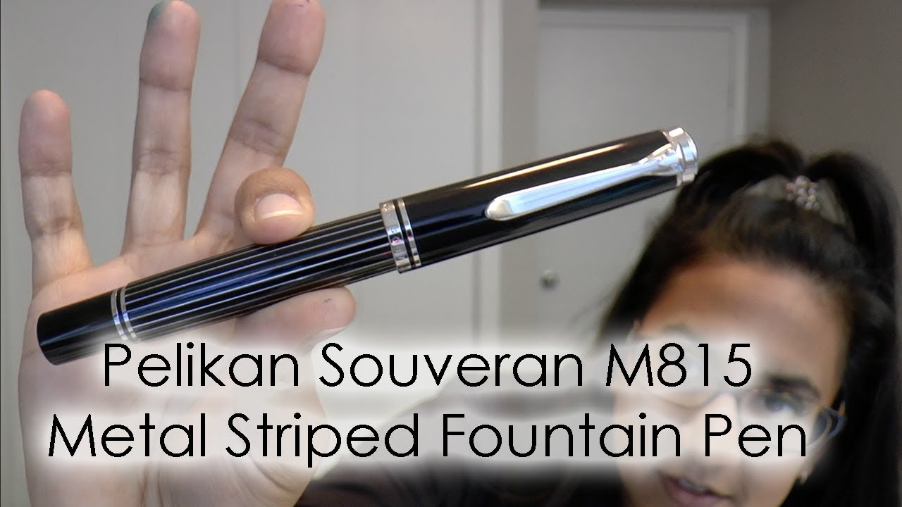 Unboxing Pelikan Souverän M815 Metal Striped Fountain Pen