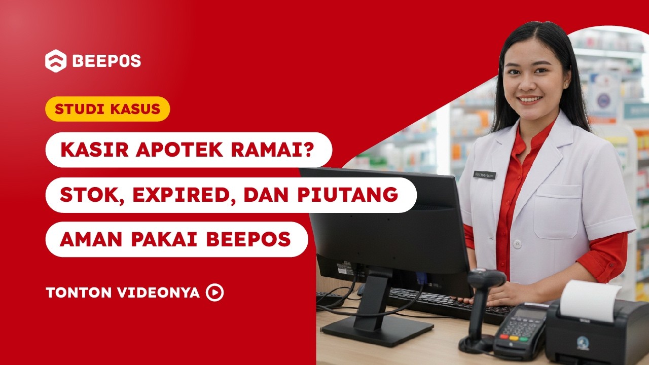 APLIKASI KASIR APOTEK | MANAJEMEN OBAT, CUSTOMER, DAN AR/AP DI BEEPOS