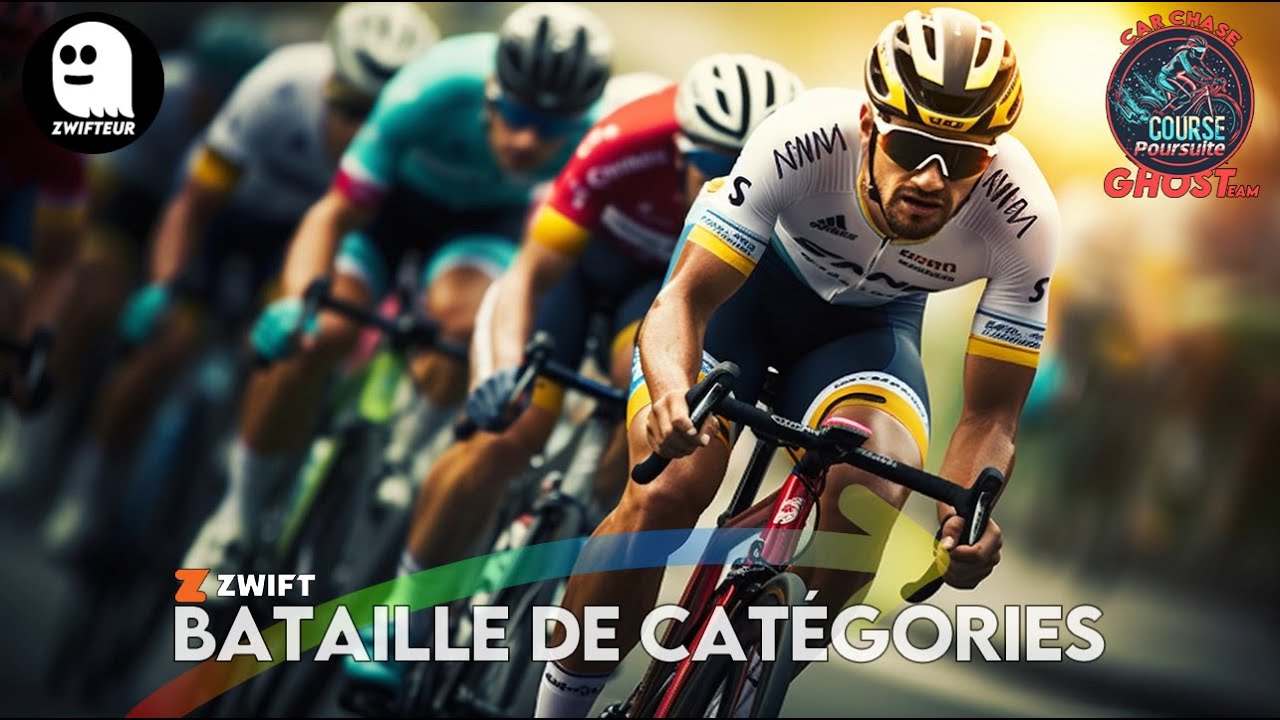 [ZWIFT] Course Poursuite - 40 C pour une victoire ? - Greater London Flat 29km