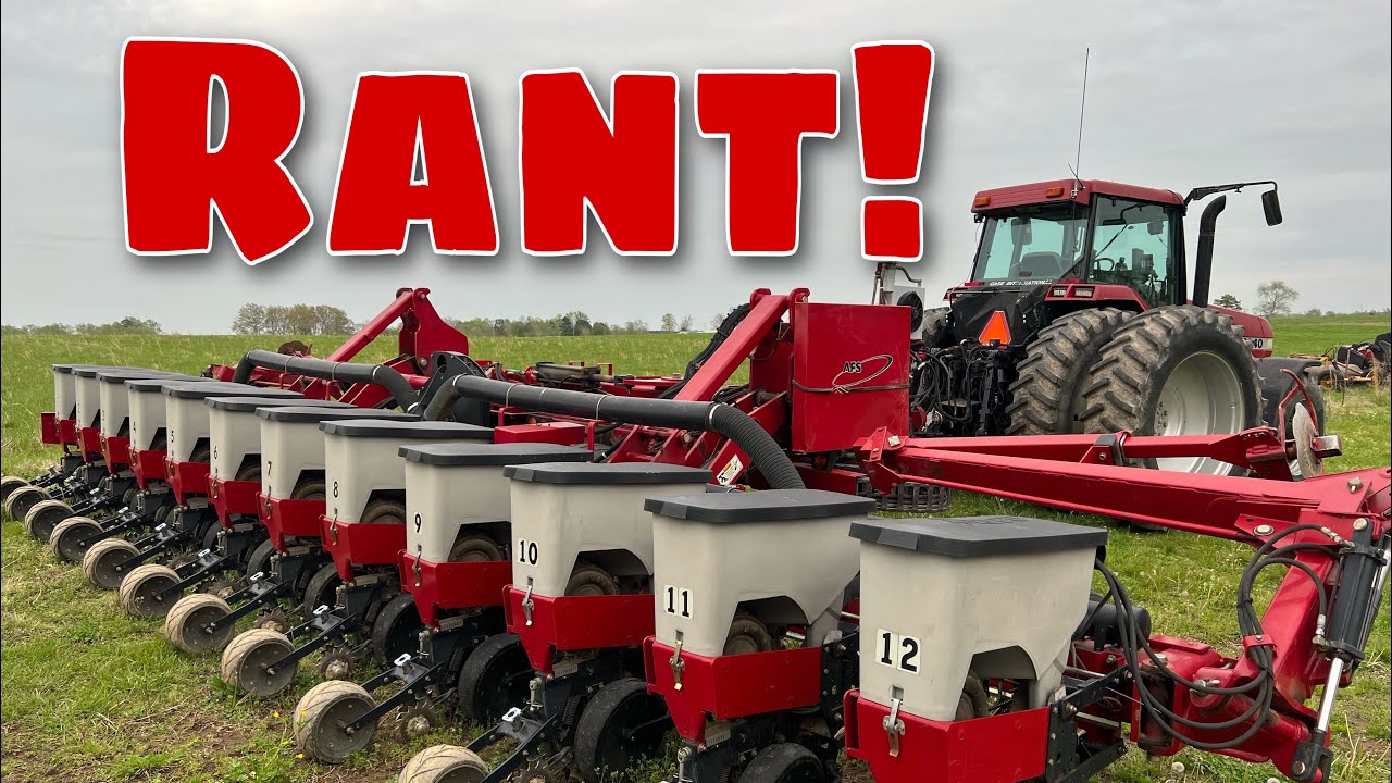 Burning Bridges and working on a Case IH 1200 air planter!