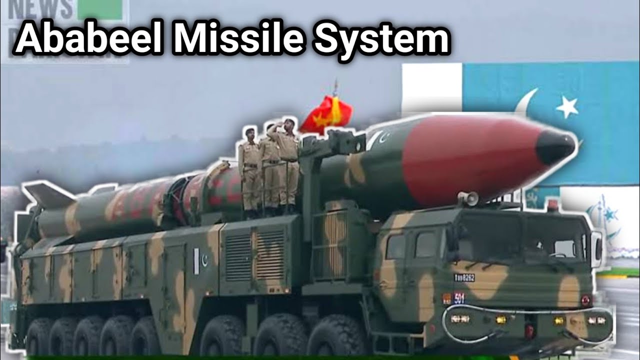 Pakistan's latest MIRV Missile system which carries multiple warheads