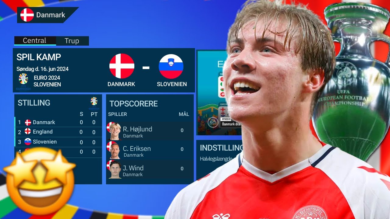 Jeg Spillede Det Nye EM 2024 Gamemode i EAFC 24... | Dansk FC 24