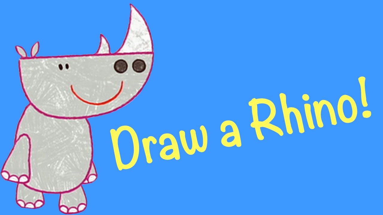 How To Draw A Rhino
