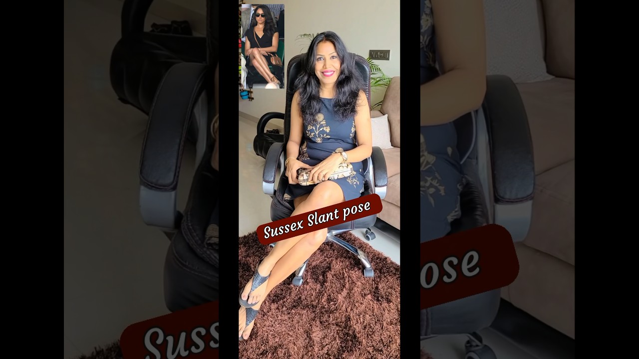 Attention Ladies: Do you know the Sussex slant pose? #youtuber #shorts #etiquette #youtubeshorts
