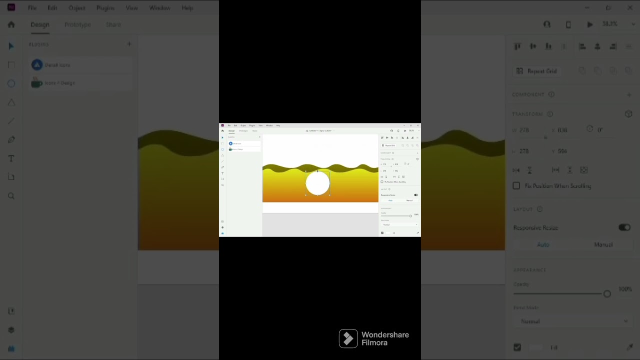 Liquid Loading Animation in Adobe XD. #xddesign #uidesign