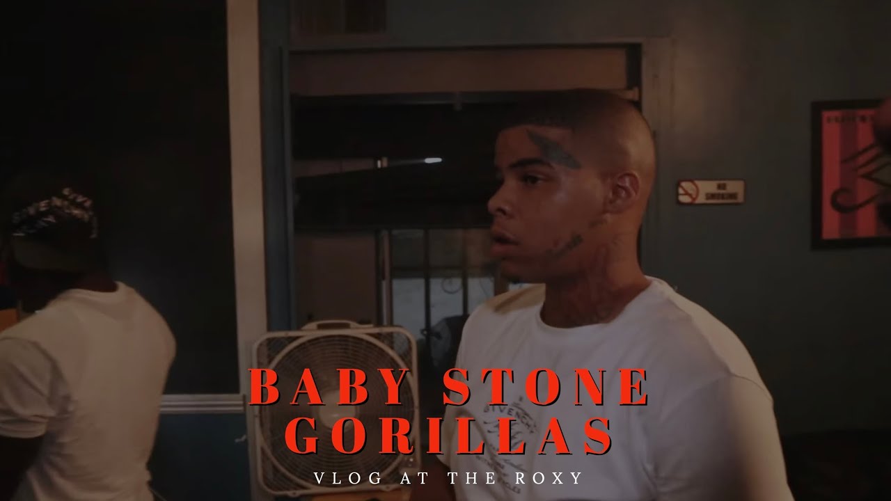 AT THE ROXY WITH THE BABY STONE GORILLAS !!!    (FT BIG SAD 1900, RUCCI, AZCHIKE,  CAPOLOW & MORE!!)