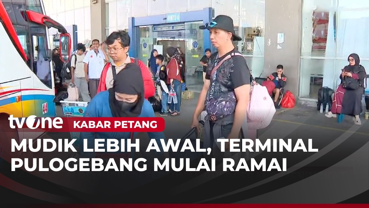 Lonjakan Penumpang Terlihat di Terminal Pulogebang | Kabar Petang