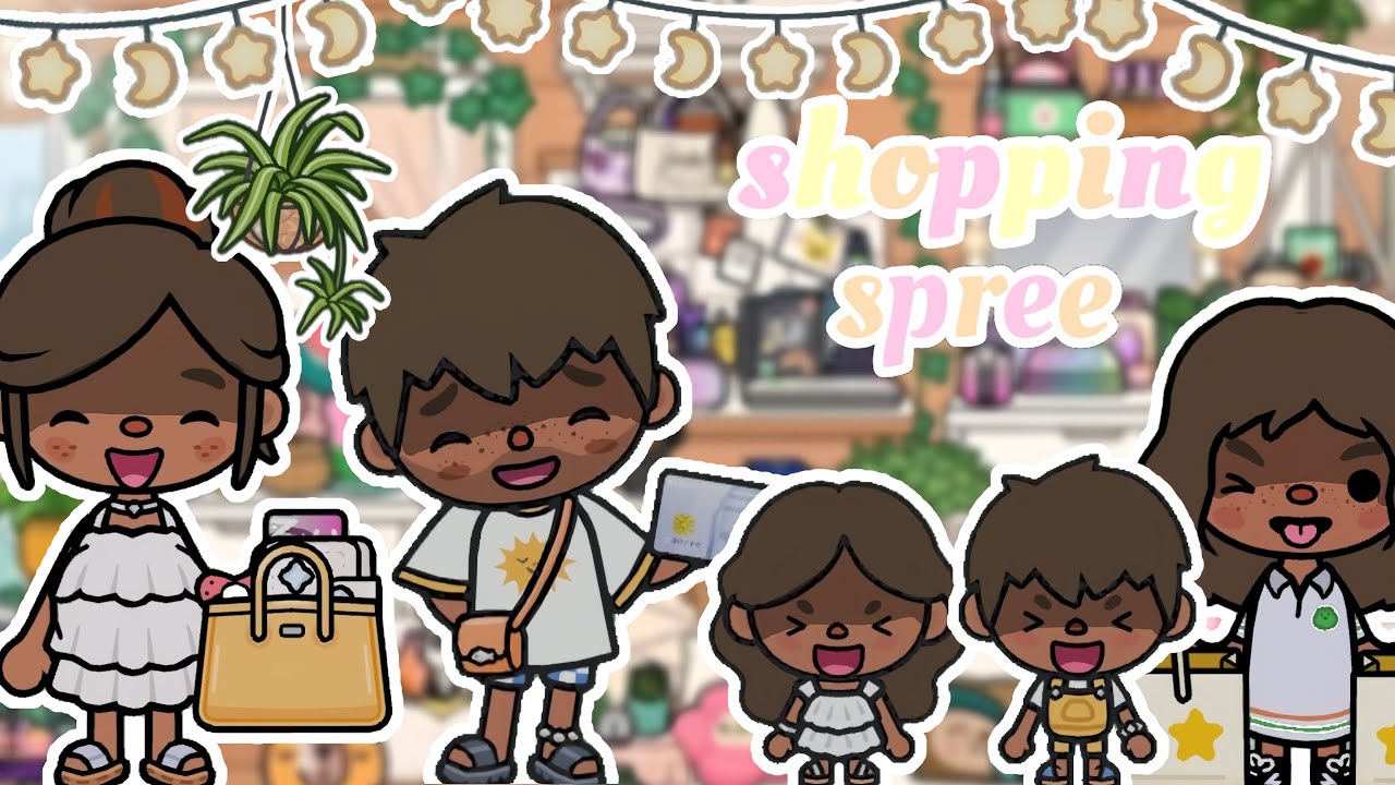 *CHAOTIC * Big family | shopping spree✨️💐🛍| *voiced🔊* | *spend 1000$💸*