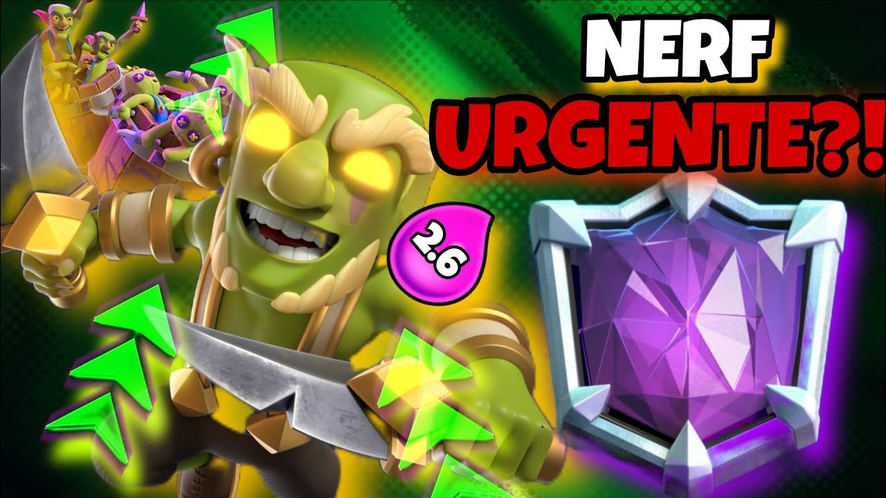😱(VITÓRIA EM 1 MINUTO) O HERÓI GOBLIN DO CLASH ROYALE JÁ PRECISA DE NERF?!