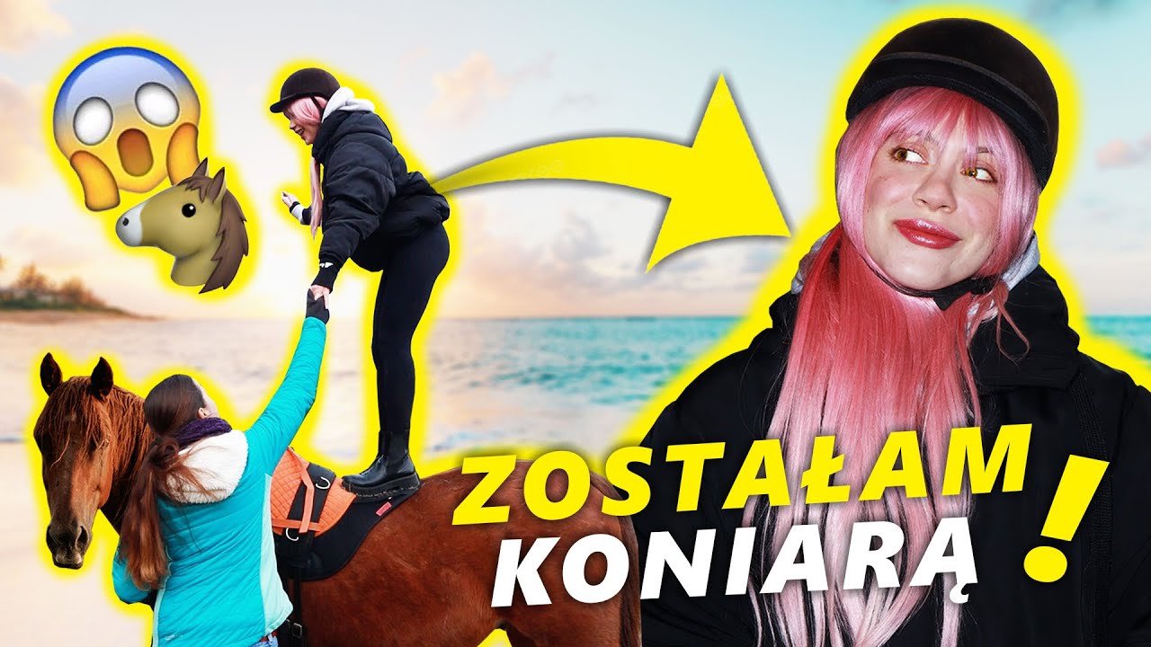 MÓJ PIERWSZY RAZ NA KONIU! ZOSTAŁAM KONIARĄ!🐴