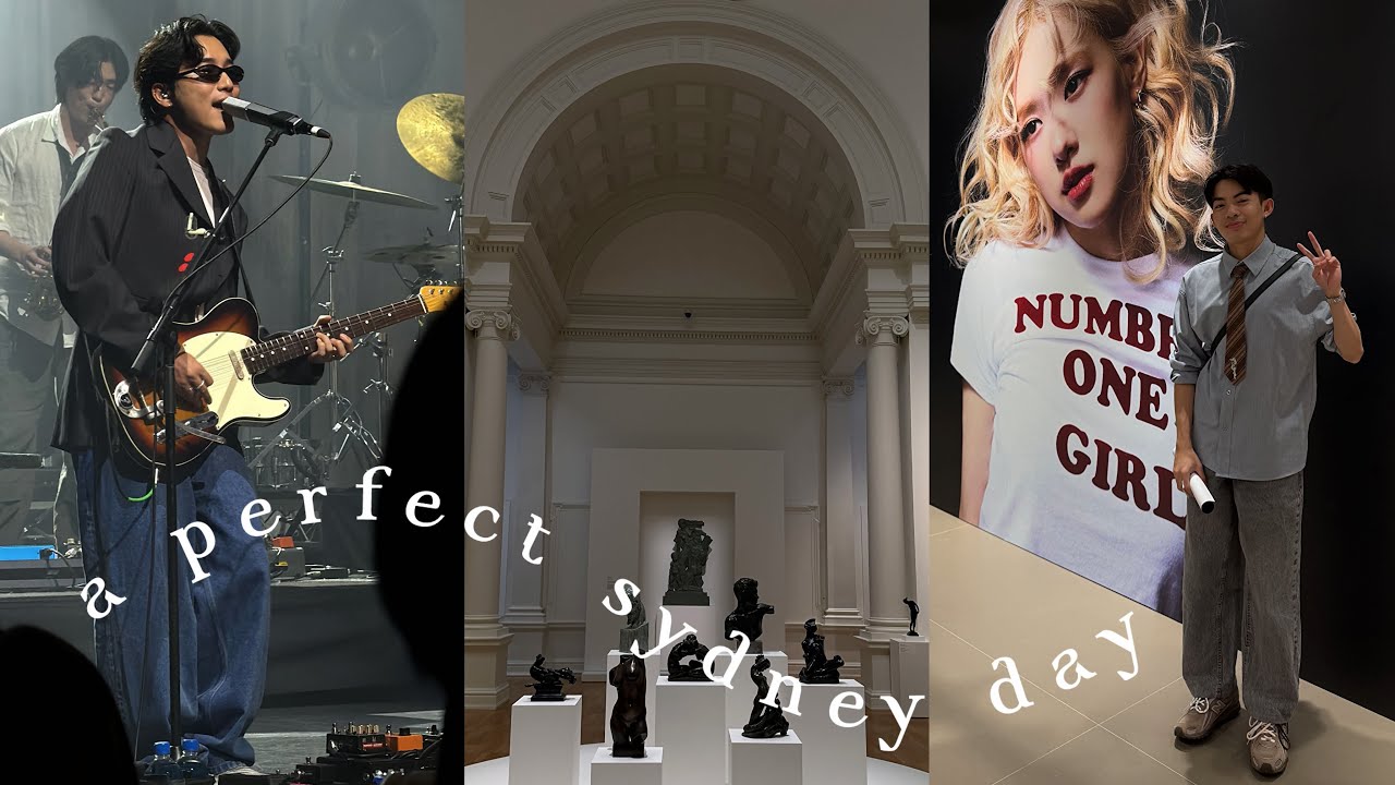 Romanticising my life in Sydney | rosie Pop-Up, Wave to Earth Concert & solo art date 