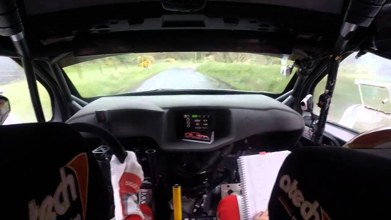 Very Fast Onboard Craig Breen FIAERC Circuit of Ireland 2016 SS3