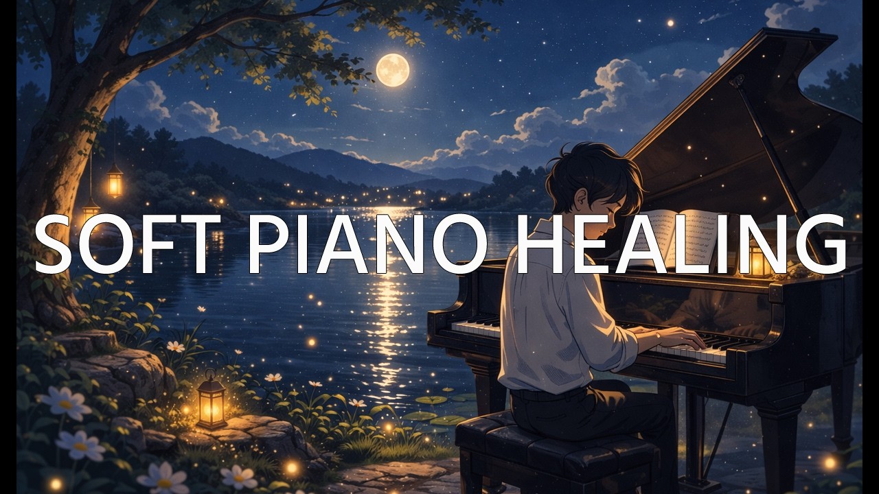 Midnight Moon Piano 🎹 | Soft Emotional Piano for Quiet Nights