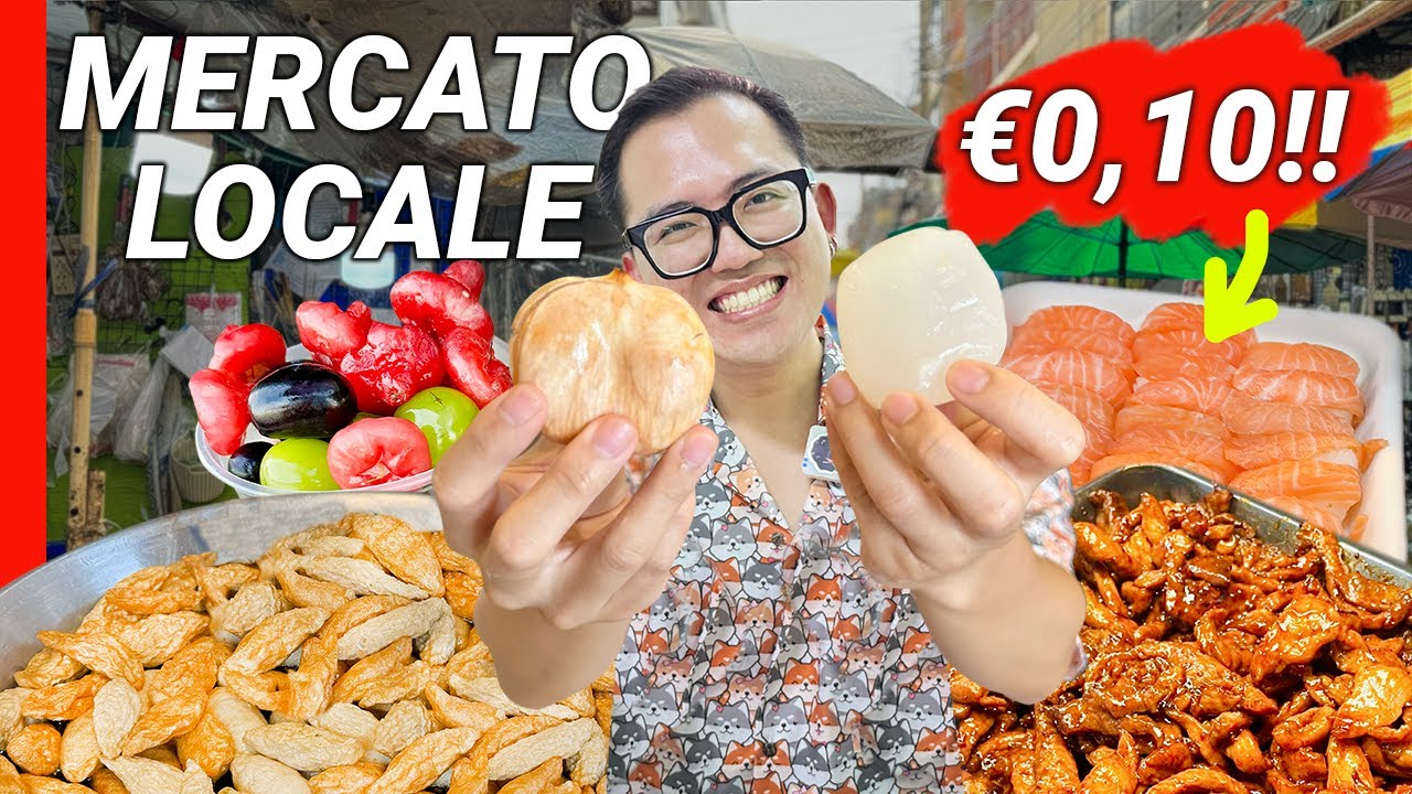 Sushi più Economico di Bangkok!!🇹🇭 Wang Lang Market Thailandia