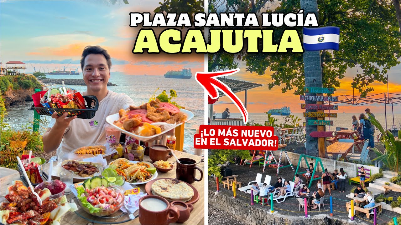 ¡Lo más NUEVO en EL SALVADOR! 🇸🇻😍 Plaza Santa Lucía Acajutla