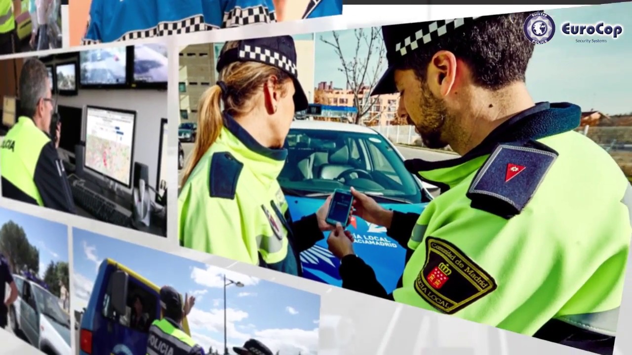 EuroCop sistema de gestión policial móvil.