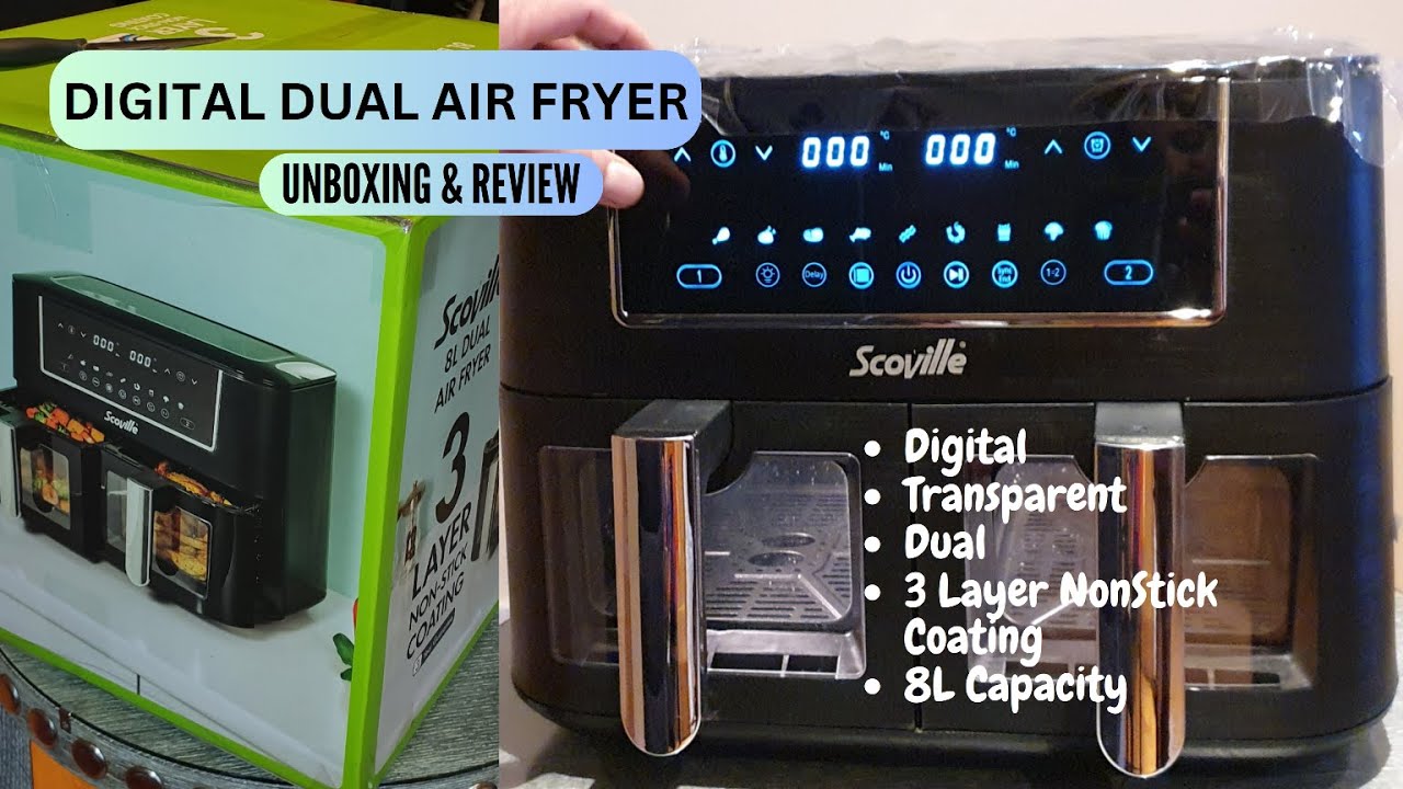 SCOVILLE DIGITAL AIR FRYER | UNBOXING & REVIEW | ASDA OFFERS