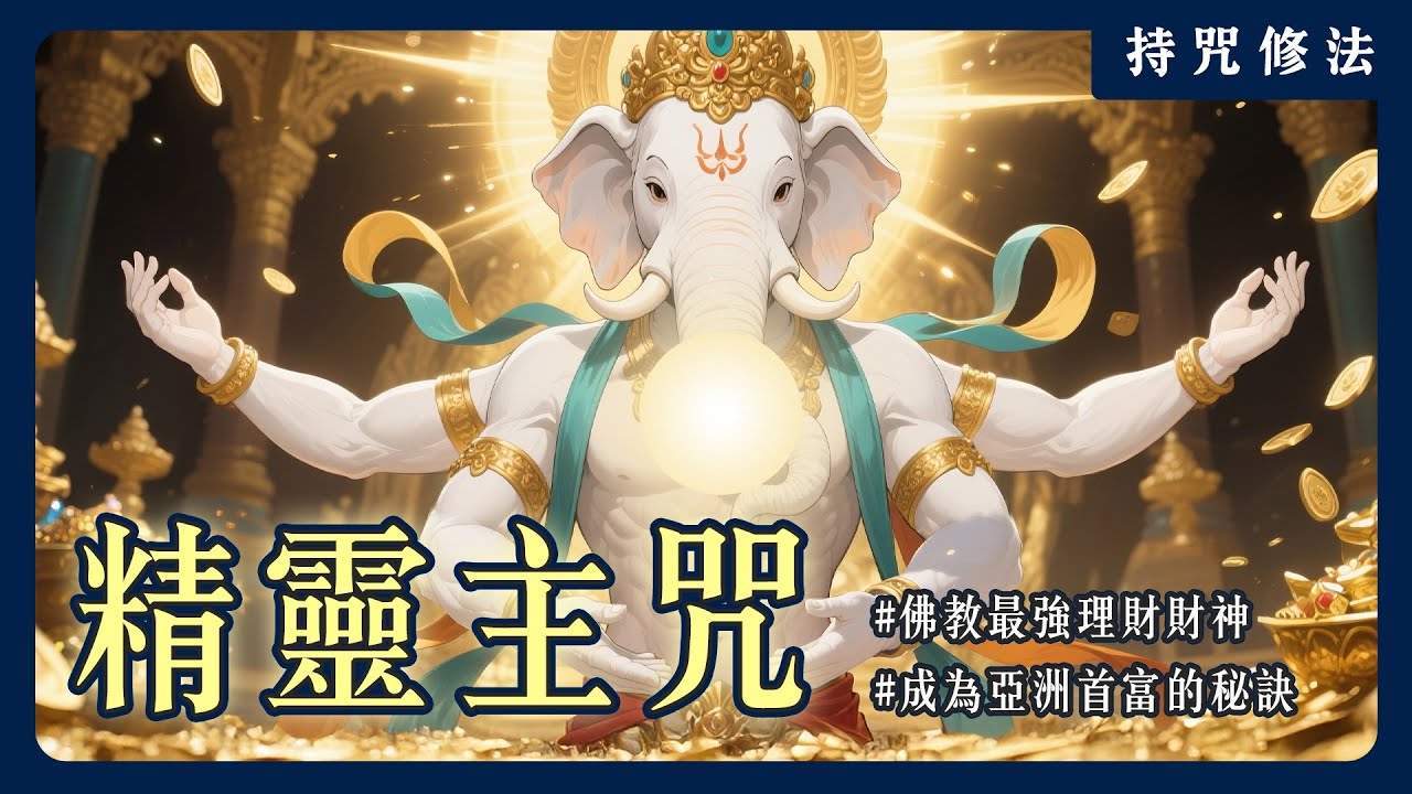 你知道多年蟬聯亞洲首富的家族拜的是祂嗎？為何精靈主(象神)是「理財」財神嗎？｜持咒修法系列
