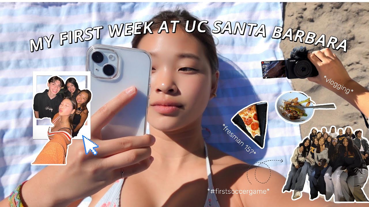 FIRST WEEK AT UC SANTA BARBARA! ft. an ambulance..., parties, and more!