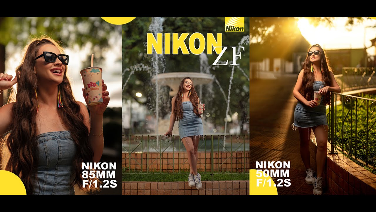 NIKON ZF + 85mm f/1.2 e 50mm f/1.2 Na Pratica .