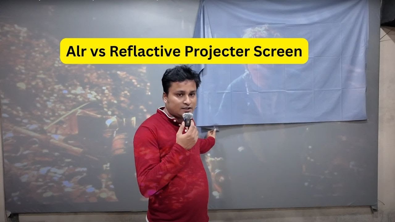 ALR vs Reflective Projector Screen | Best Projector Screen Globle 2026 🎥 #Projector #ALRScreen