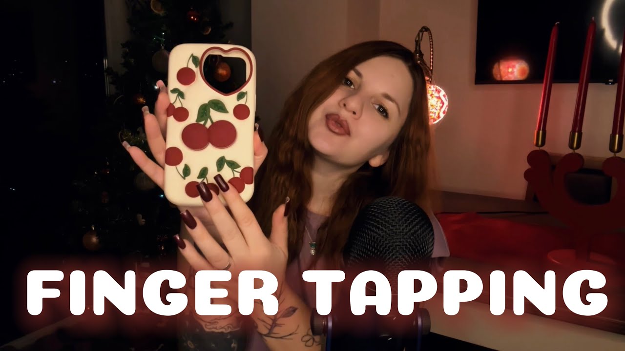 ASMR Gentle Finger Tapping | Relaxing Soft Sounds for Sleep 