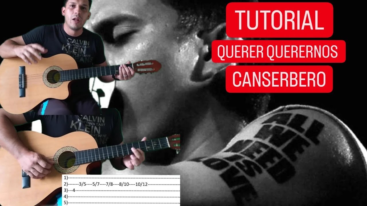 Как играть композицию QUERER QUERERNOS группы CANSERBERO на гитаре | Учебник по аккордам и табула...