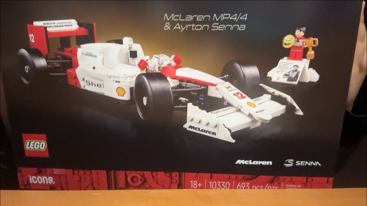 ASMR | Building the McLaren MP4/4 & Ayrton Senna | except I only put the bag 1 & just the clicks