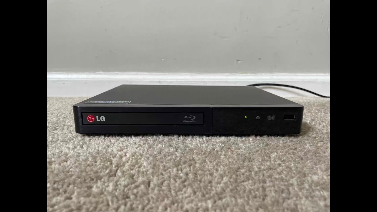 LG BP340 Single Blu-Ray DVD Compact Disc CD Player