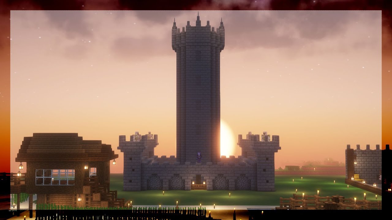 Building an Epic Castle in my Minecraft Forever World