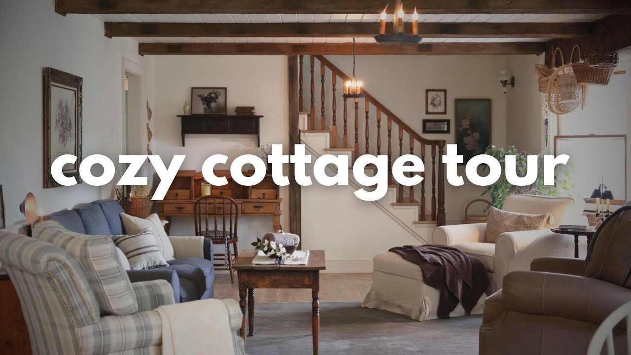Living Room Reveal in our Cozy Cottage