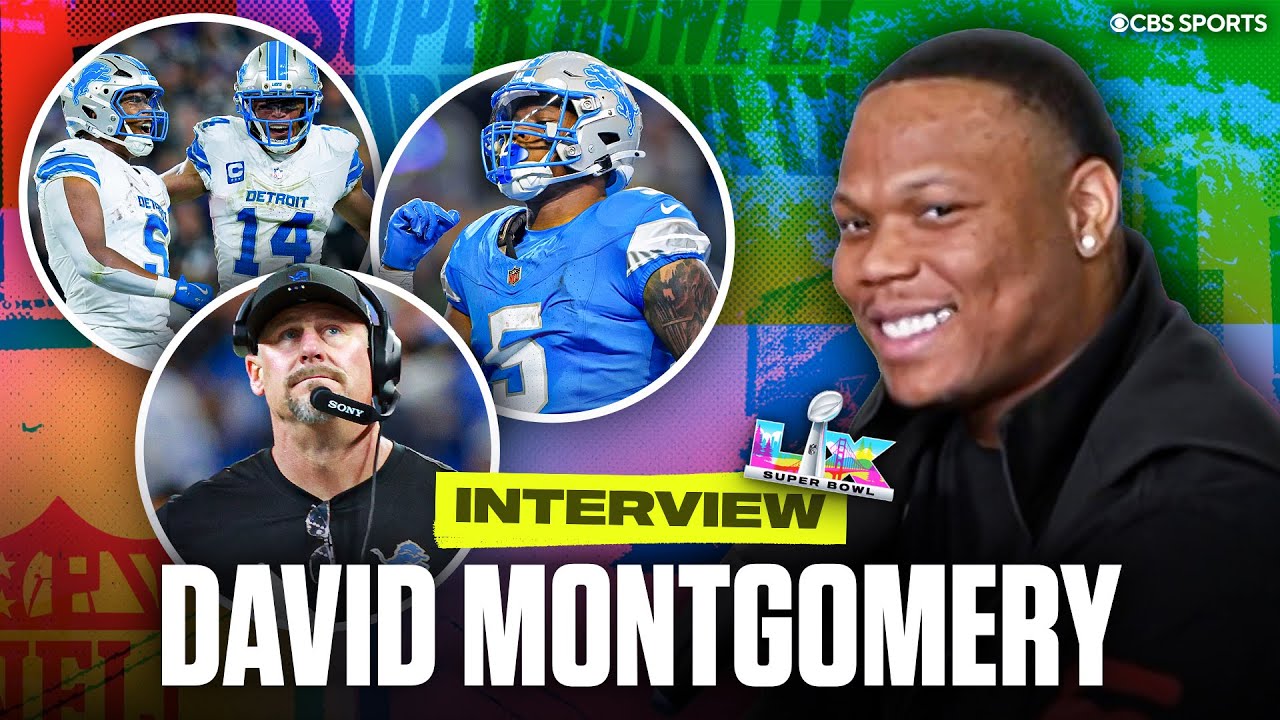 David Montgomery talks Lions new offensive coordinator, playing with Amon-Ra, and Detroit's future