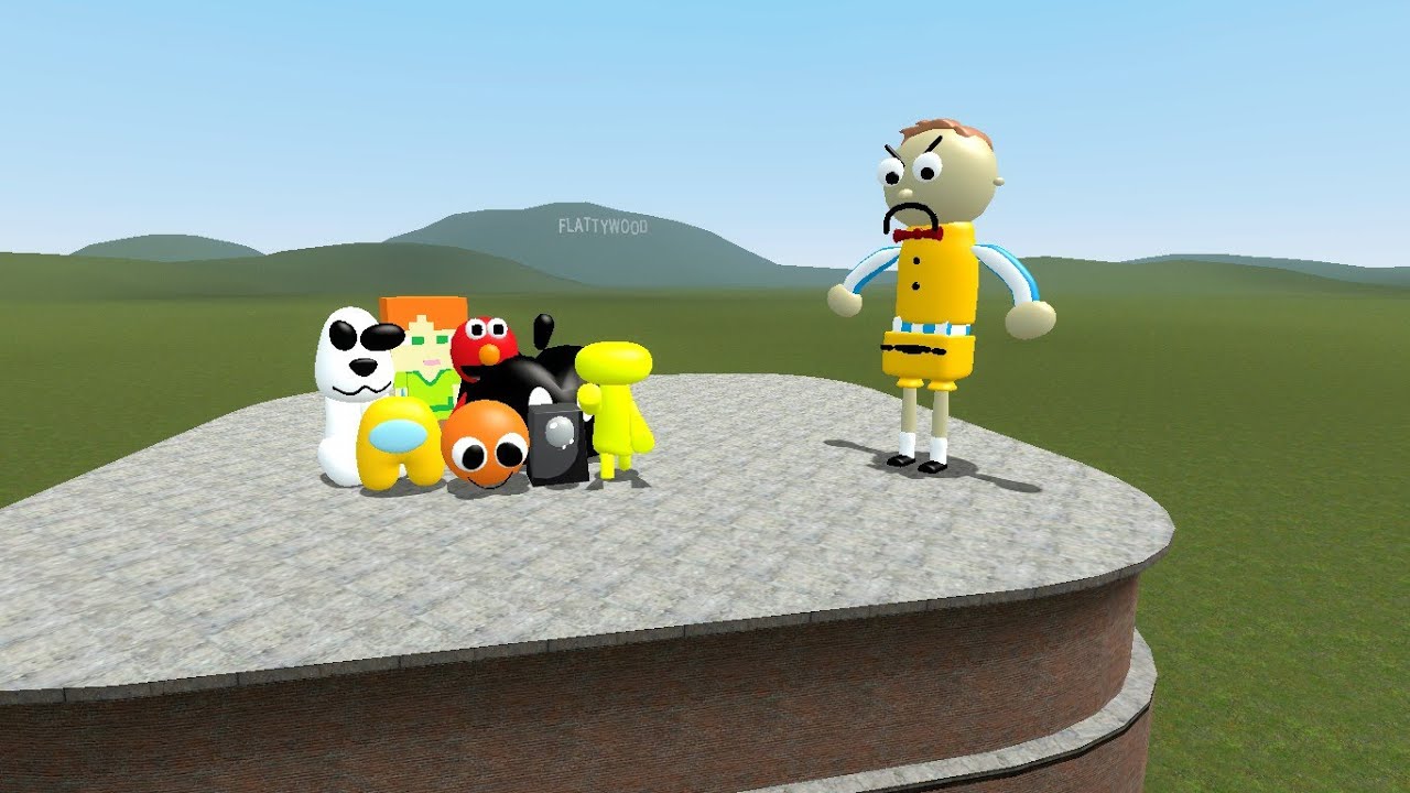 ALL New STEENGIE 3D NEXTBOT SHOWCASE IN Garry's Mod