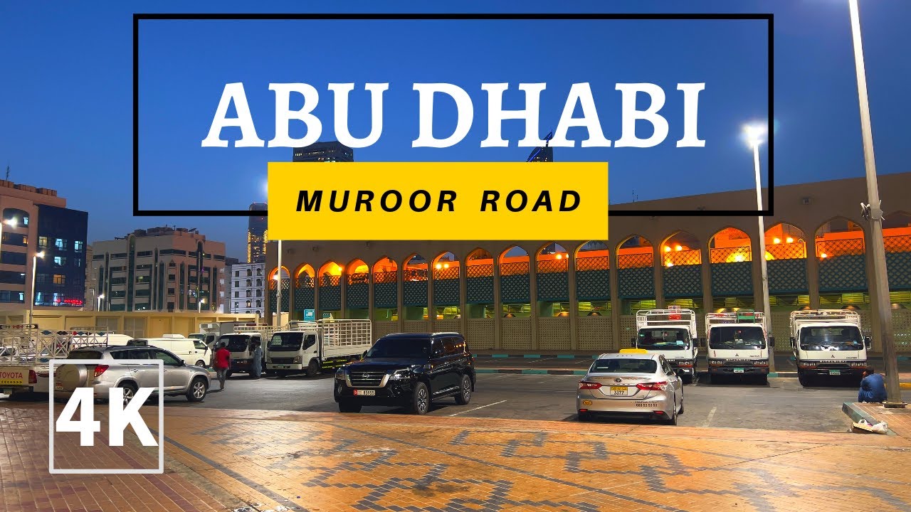 Driving in Abu Dhabi🇦🇪 | Zayed the First St.