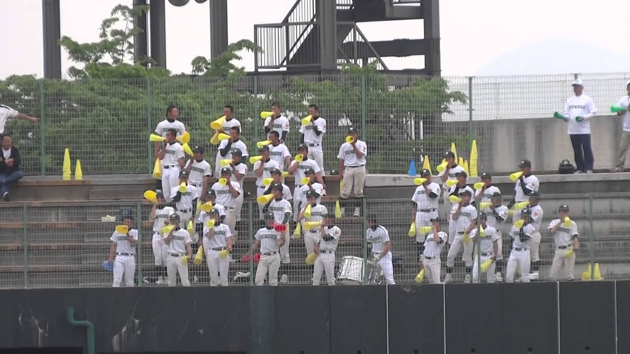140525 専大北上 シートノック時の応援