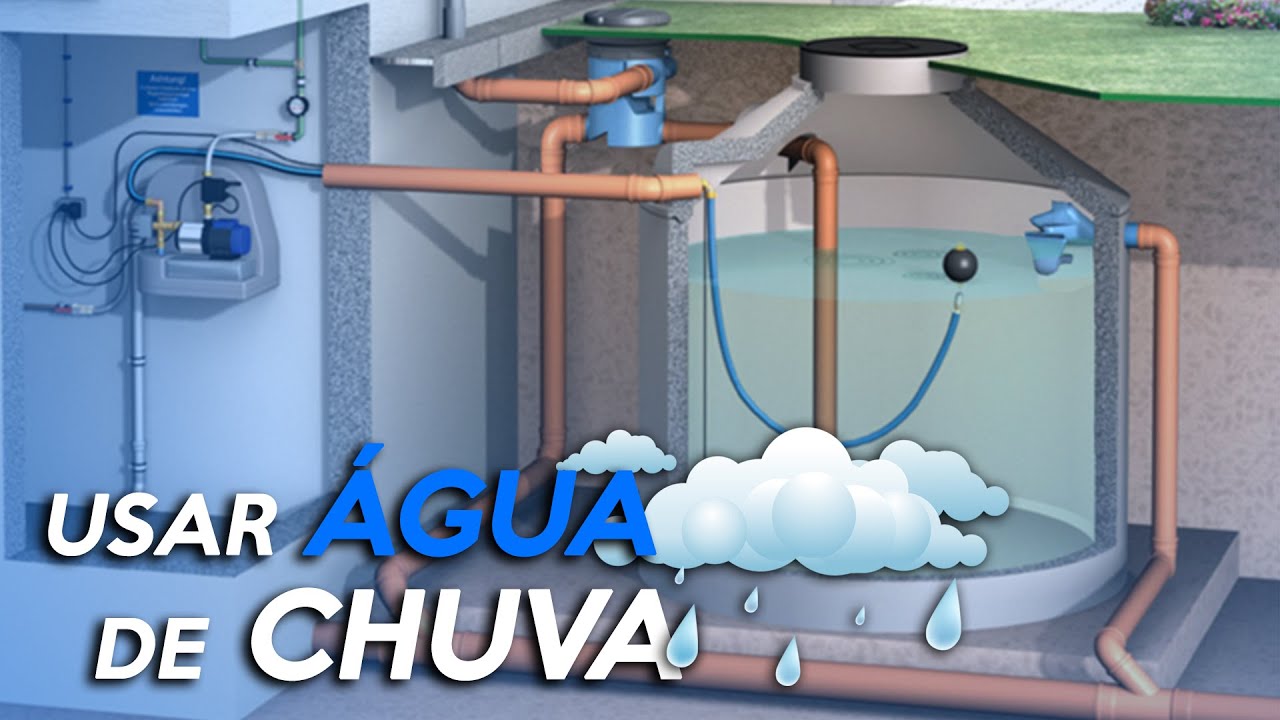 Como APROVEITAR A ÁGUA DA CHUVA! Aproveitar a água da chuva do telhado? Captação de água da chuva!