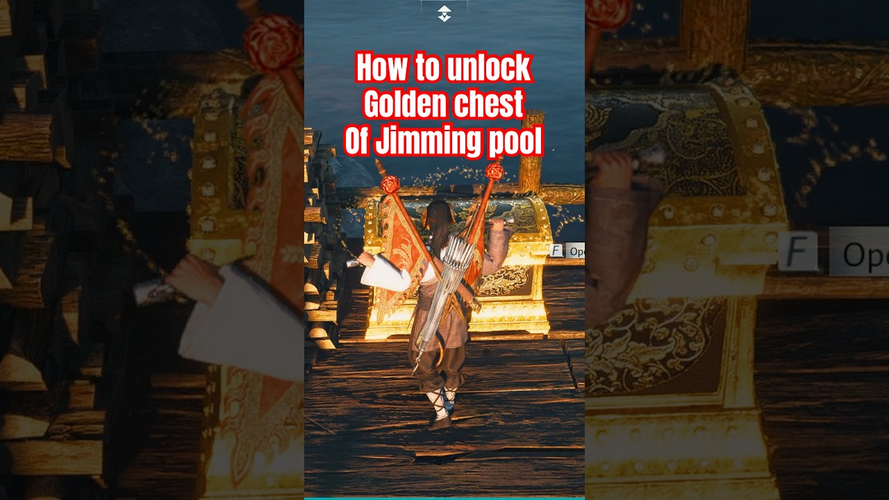 HOW TO OPEN THE LOCKED GOLDEN CHEST AT JINMING POOL | Where Winds Meet