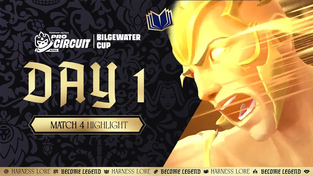 DAY 1 GAME 4 하이라이트 | TFT 프로 서킷 – 데마시아 컵